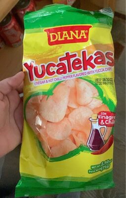 Yucatekas Vinegar & Hot Chilli Pepper Flavored Yucca Chips