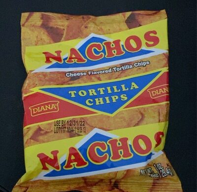 Nachos Cheese Flavored Tortilla Chips, Nachos Cheese