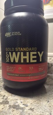 Chocolate Malt Gold Standard 100% Whey Protein Powder Drink Mix, Chocolate Malt