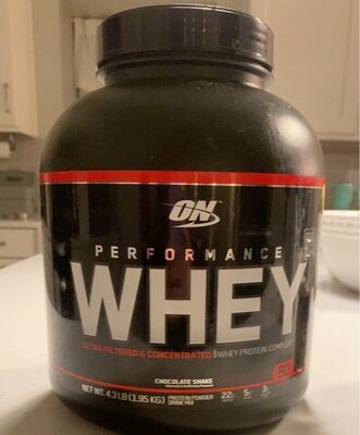 Chocolate Shake Flavored Whey Protein Complex Protein Powder Drink Mix, Chocolate Shake