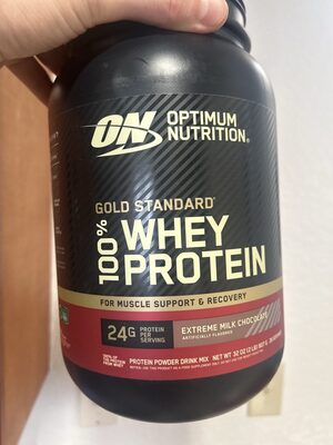 Extreme Milk Chocolate Flavored Gold Standard 100% Whey Protein Protein Powder Drink Mix, Extreme Milk Chocolate