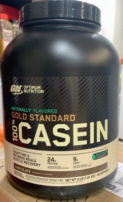 Chocolate Creme Flavored Gold Standard Natural 100% Casein Slow-Acting Protein, Chocolate Creme