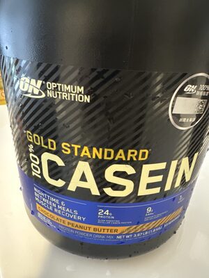 Chocolate Peanut Butter Flavored Gold Standard 100% Casein Protein Powder Drink Mix, Chocolate Peanut Butter