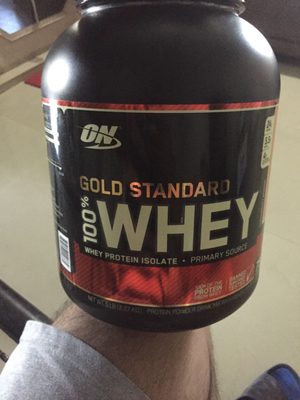 Strawberry Banana Flavored Gold Standard 100% Whey Protein Powder Drink Mix, Strawberry Banana