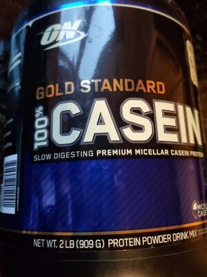Strawberry Cream Flavored Gold Standard 100% Casein Protein Powder Drink Mix, Strawberry Cream