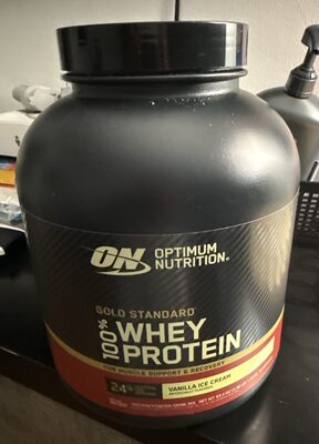 Gold Standard 100% Whey Protein 24 G Powder Drink Mix, Vanilla Ice Cream, Vanilla Ice Cream
