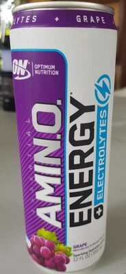 Grape Essential Amin.O. Energy + Electrolytes Sparkling Hydration Drink, Grape