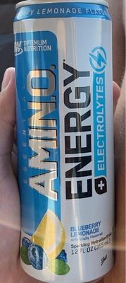 Blueberry Lemonade Essential Amino .O. Energy Sparkling Hydration Drink, Blueberry Lemonade