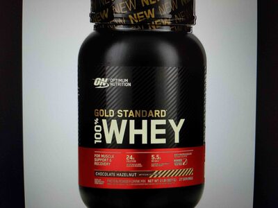 Chocolate Hazelnut Flavored Gold Standard 100% Whey Protein Powder Drink Mix, Chocolate Hazelnut
