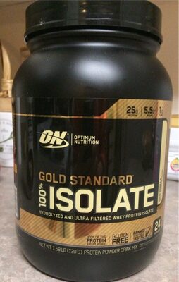 Rich Vanilla Gold Standard 100% Isolate Protein Powder Drink Mix, Rich Vanilla
