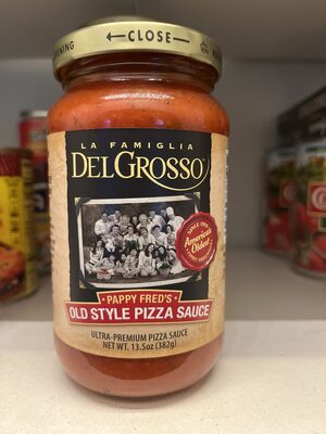 Pappy Fred's Old Style Pizza Sauce Ultra-Premium Pizza Sauce, Pappy Fred's Old Style Pizza Sauce