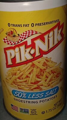50% Less Salt Shoestring Potatoes, 50% Less Salt