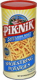 50% Less Salt Shoestring Potatoes, 50% Less Salt