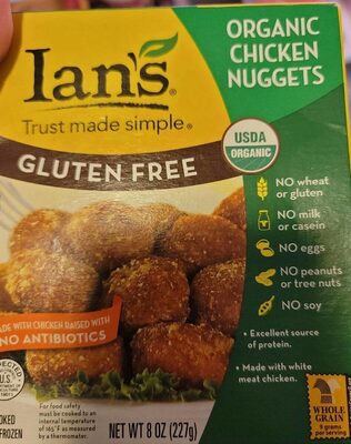 Organic Chicken Nuggets, Chicken