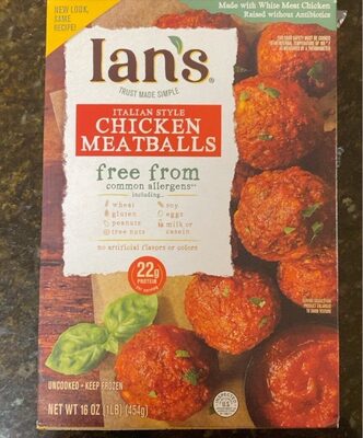 Italian Style Chicken Meatballs, Italian Style