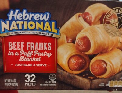 Beef Franks In A Puff Pastry Blanket, Beef