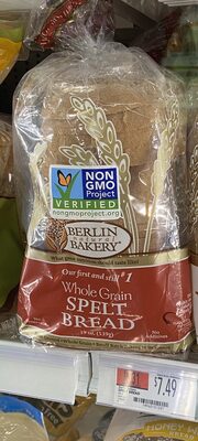 Berlin Natural Bakery, Whole Grain Spelt Bread