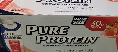 Complete Protein 30G Shake, Strawberry Milkshake, Strawberry Milkshake