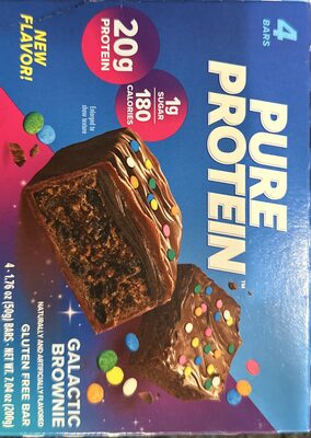 Galactic Brownie Gluten Free Bars, Galactic Brownie