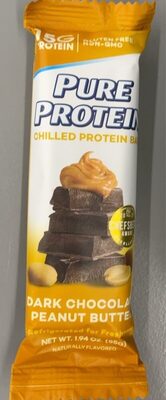 Dark Chocolate Peanut Butter Flavored Chilled Protein Bar, Dark Chocolate Peanut Butter