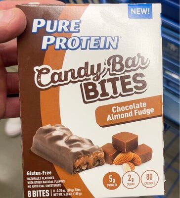 Chocolate Almond Fudge Candy Bar Bites, Chocolate Almond Fudge