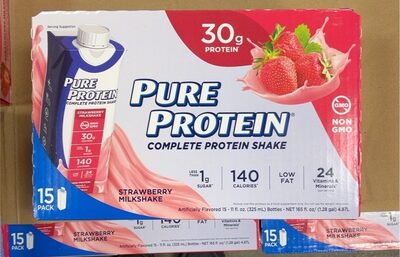 Strawberry Complete Protein Milkshake, Strawberry