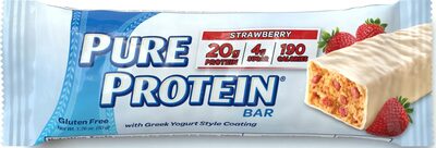 Protein Bar With Greek Yogurt Style Coating, Strawberry