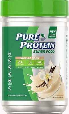 Vanilla Bean Super Food Protein Powder, Vanilla Bean