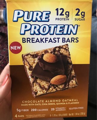 Chocolate Almond Oatmeal Breakfast Bars, Chocolate Almond Oatmeal