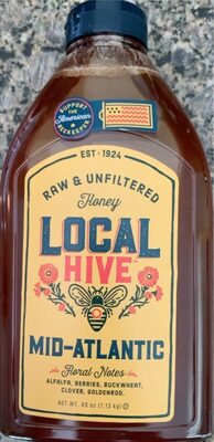 Mid-Atlantic Raw & Unfiltered Honey, Mid-Atlantic