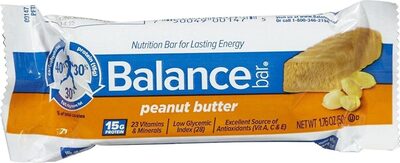 Peanut Butter Nutrition Bar, Peanut Butter