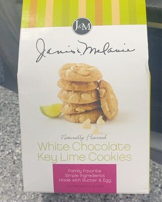 White Chocolate Key Lime Cookies, White Chocolate Key Lime