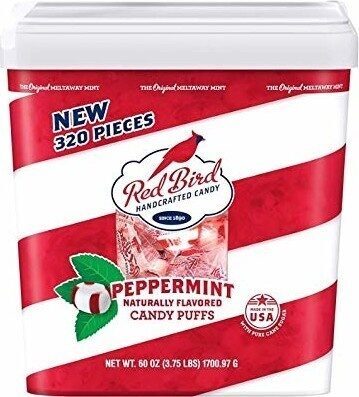 Peppermint Flavored Candy Puffs, Peppermint