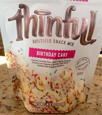 Birthday Cake Popcorn, Caramel Corn, Twist & Waffle Pretzels Tossed In Our Signature Birthday Cake Glaze- Finished With Rainbow Sprinkles Guiltless Snack Mix, Birthday Cake