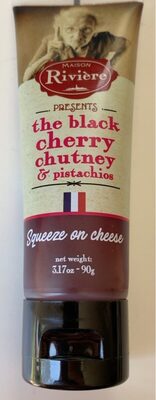 The Black Cherry Chutney & Pistachios Squeeze On Cheese, The Black Cherry