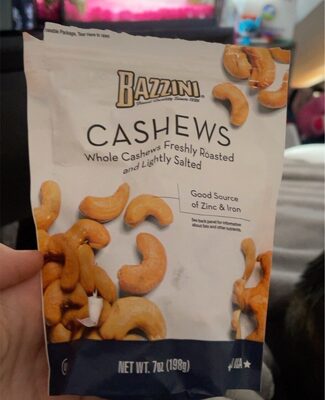 Freshly Roasted And Lightly Salted Whole Cashews, Freshly Roasted And Lightly Salted