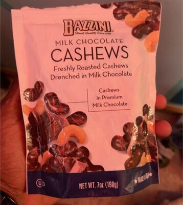 Milk Chocolate Cashews, Milk Chocolate