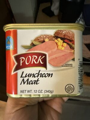 Pork Luncheon Meat, Pork