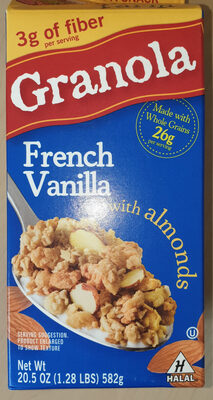 French Vanilla With Almonds Granola, French Vanilla