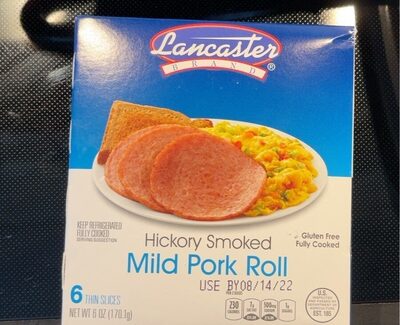 Hickory Smoked Mild Pork Roll, Hickory Smoked