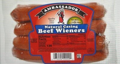 Beef Wieners, Beef