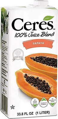 100% Papaya Fruit Juice Blend, Papaya