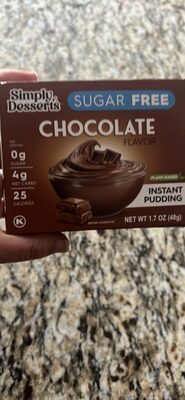 Simply Delish, Natural Pudding & Pie Filling, Chocolate