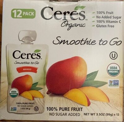 Mango Smoothie To Go, Mango