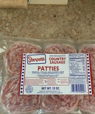Country Sausage Patties, Country Sausage
