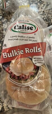 Calise Bakery Bulkie Rolls, 6 Count, 13 Oz