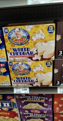 White Cheddar Microwave Popcorn, White Cheddar