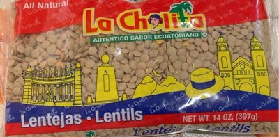 La Cholita Lentils, 14 Oz