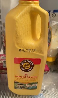 2% Reduced Fat Milk