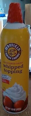 Sweetened Dairy Whipped Topping, Sweetened